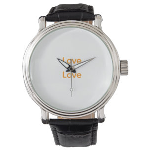 Liefde is liefde sinaasappel blauw kleurrijke prid horloge
