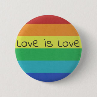 Liefde is Liefde Speld Ronde Button 5,7 Cm