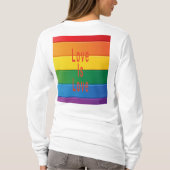 Liefde is liefde t-shirt (Achterkant)
