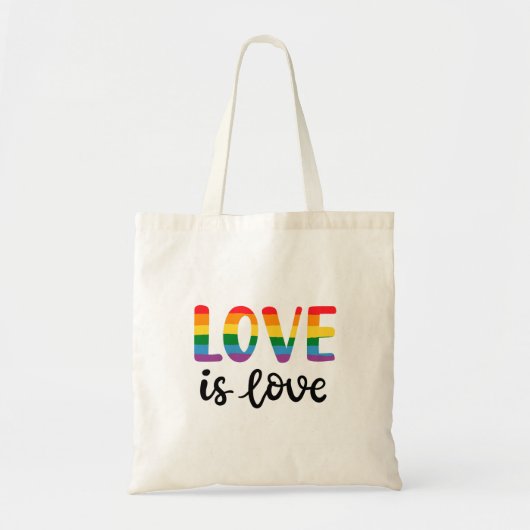 Liefde is liefde tote bag (Voorkant)