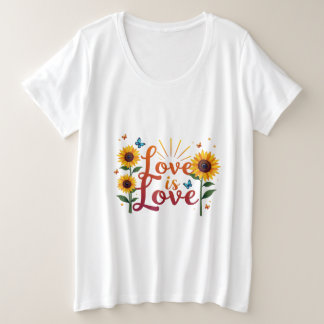 Liefde is liefde: trots vieren grote maat t-shirt