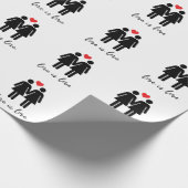 Liefde is liefde (vrouwen) + hart cadeaupapier (Hoek)