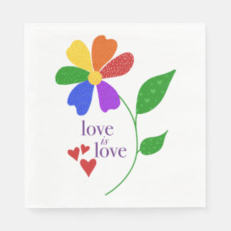 Liefde is liefde zegt alles, voor alle gezinnen. servet