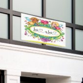 Liefde is liefdesbanner spandoek (Buitenkant Gebouw)