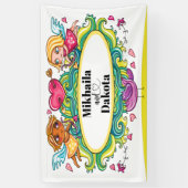 Liefde is liefdesbanner spandoek (Verticaal)