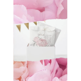 Liefde is lijdzaam 1 Korintiërs 13:4-7 Pioenroos Bedankzakje