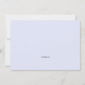 Liefde is Lovelier de tweede keer rond bruiloft Kaart (Achterkant)