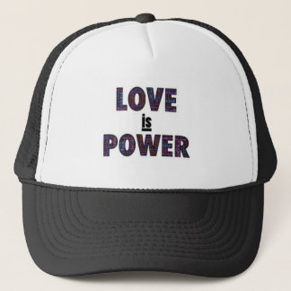 Liefde ❤ is macht, pet, te koop! trucker pet