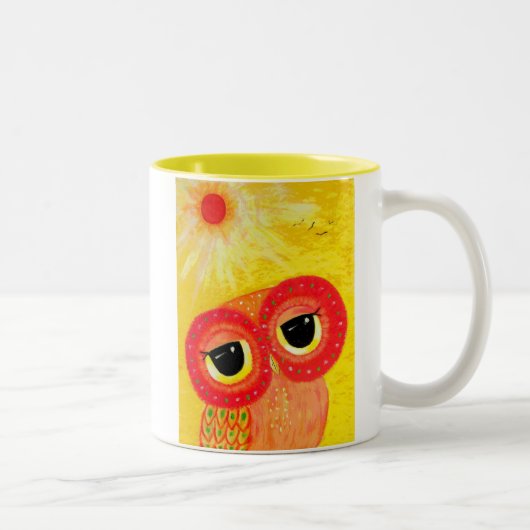 Liefde is net de zon tweekleurige koffiemok (Rechts)