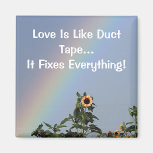 Liefde is net een dikke band magneet