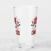 Liefde is niet geannuleerd glas (Links)