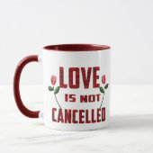 Liefde is niet geannuleerd mok (Links)