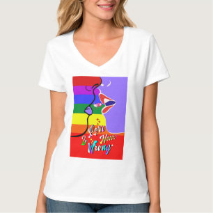 Liefde is nooit een verkeerde trots t-shirt