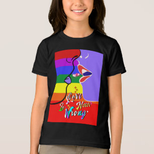 Liefde is nooit een verkeerde trots Tri-Blend shirt