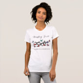 Liefde is Noradrenaline Molecule Science T-shirt (Voorkant volledig)