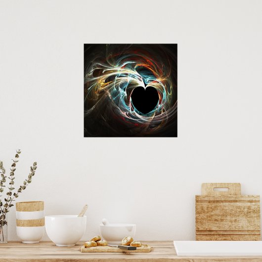 Liefde is onvoorwaardelijk - Poster (Keuken)