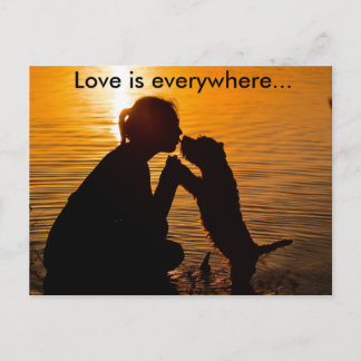Liefde is overal - Briefkaart