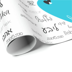 Liefde is overal cadeaupapier