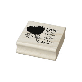 Liefde is overal rubberstempel