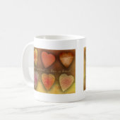 Liefde is patiënt; liefde is aardig koffiemok (Voorkant links)