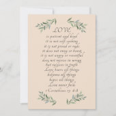 Liefde is patiënt platte kaart (Voorkant)