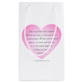 Liefde is Patiënt Quote Valentijn | Cadeautasje (Achterkant)