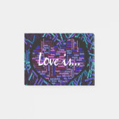 Liefde is... post-it® notes (Voorkant)