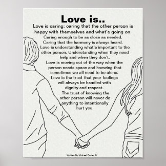 Liefde is... __Poster Poster