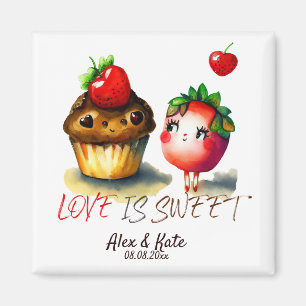 Liefde is Sweet Magnet Magneet