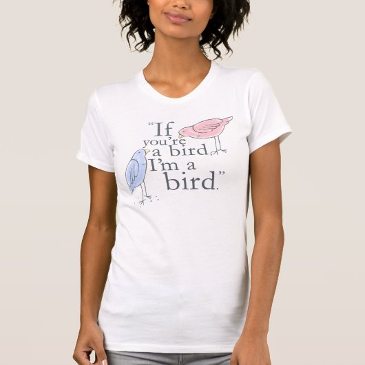 Liefde is voor de vogels - De laptop T-shirt (Voorkant)