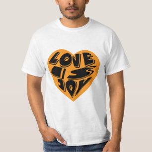 Liefde is vreugde t-shirt