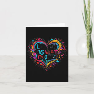 Liefde is wat S - Inspirerend quote Design Sticke Kaart