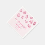 Liefde is zo lief roze harten Vrijgezellenfeest Servet (Hoek)