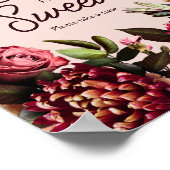 Liefde is zoet, neem een lekkernij poster (Hoek)