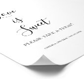 Liefde is zoet Poster (Hoek)