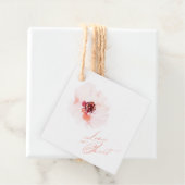 Liefde is zoet - Romantisch Ronde Gift Label (In situ)