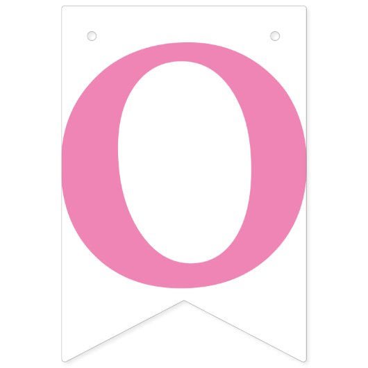 LIEFDE IS ZOET! ROZE VIERING DECOR VLAGGETJES (Derde vlag)