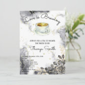 Liefde is zwarte & gouden Rozen thee Vrijgezellenf Kaart (Staand voorkant)