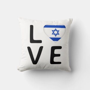 Liefde - Israëlische vlag Kussen
