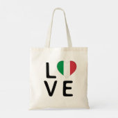 Liefde - Italiaanse vlag Tote Bag (Achterkant)