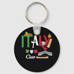 Liefde Italië en alles wat de Italiaanse cultuur d Sleutelhanger