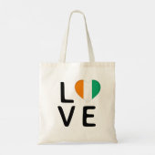 Liefde - Ivoriaanse vlag Tote Bag (Achterkant)