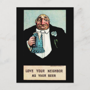 Liefde je buurman briefkaart