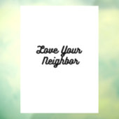 Liefde je buurtvenster bellen raamsticker (Vel 3)