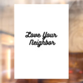 Liefde je buurtvenster bellen raamsticker (Vel 2)