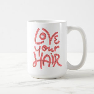 Liefde je haar koffiemok