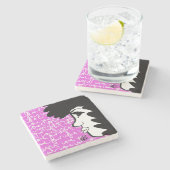 Liefde je lichtstone Onderzetter (Zijkant)