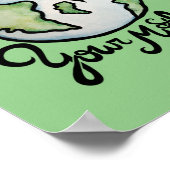 Liefde je moeder aarde poster (Hoek)