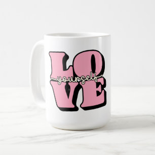 Liefde je zelf koffiemok