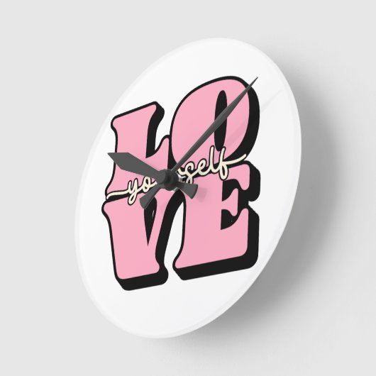 Liefde je zelf ronde klok (Hoek)